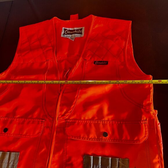 Gamehide‎ Hunting Vest M Blaze Orange W/ Ammo Loops & Pockets - Picture 3 of 9